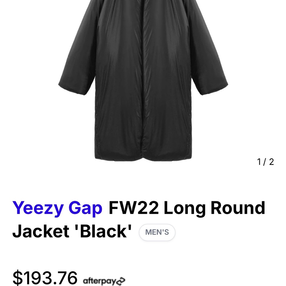 Yeezy Black Puffer Jacket
